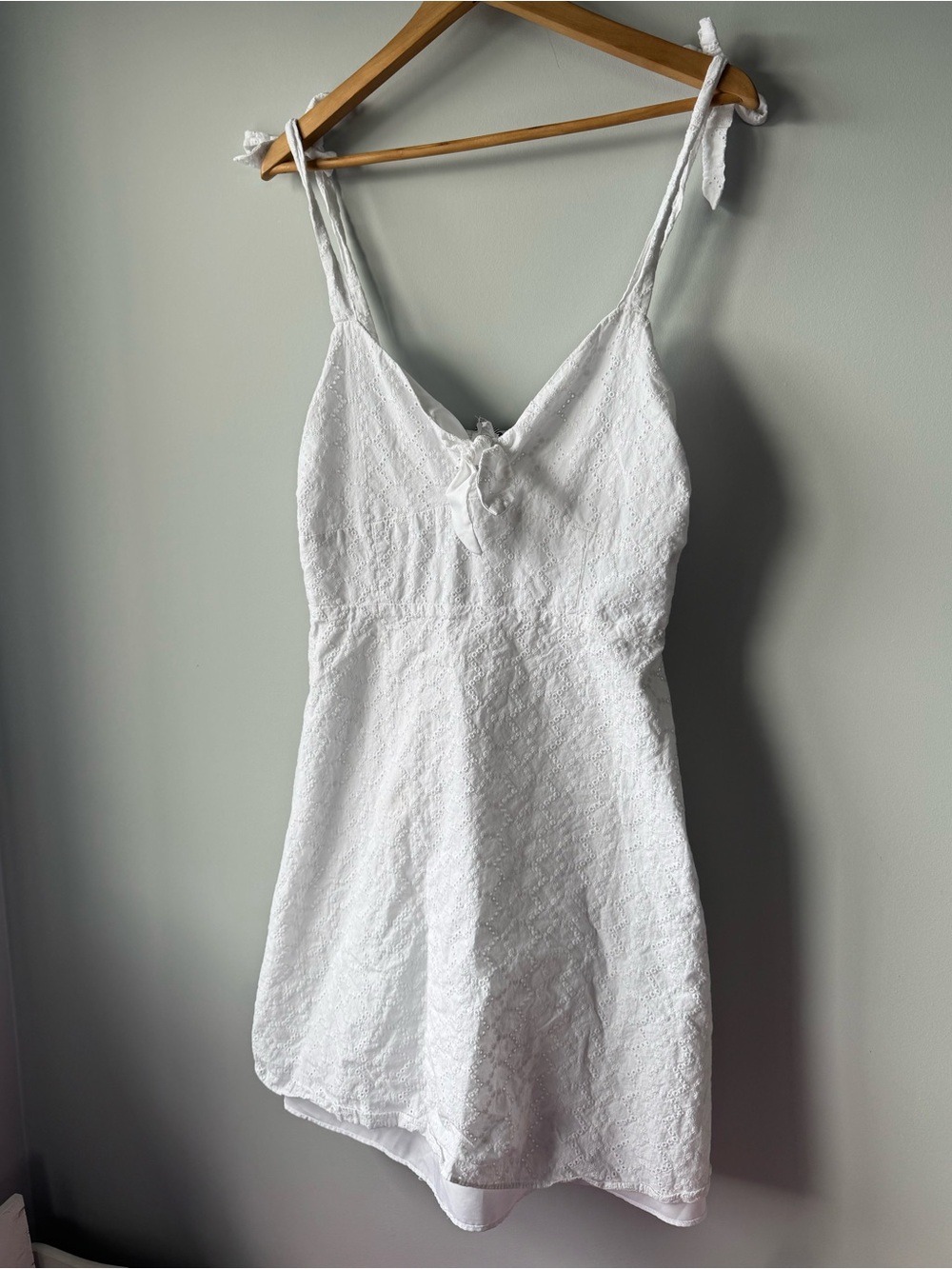 BB Dakota White Lace Slip Dress